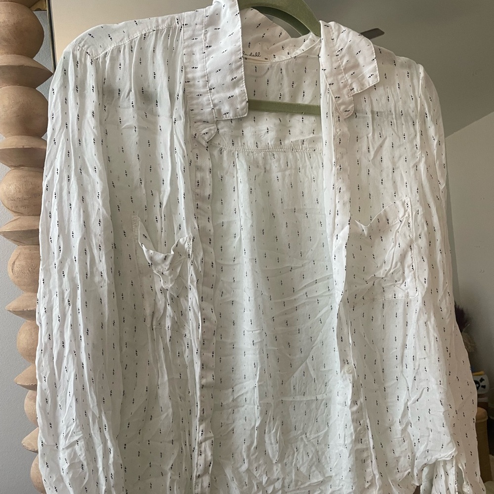 Bella Dahl White Button Down Shirt